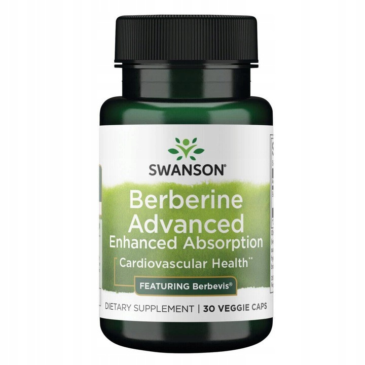 SWANSON Berberine Advanced 500 мг 30 капсул екстракт фітосомного берберину