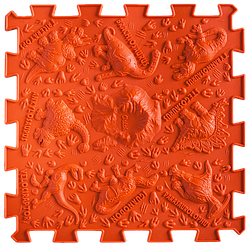 Килимок масажний Пазли Мікс Терразаври 1 елемент Ортек