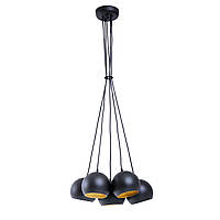 Люстра (світильник підвісний) Bowl С150-5 Black/Gold