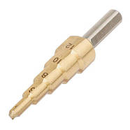 Свердел ступінчастий по металу 4-12 мм INTERTOOL SD-5812, фото 4