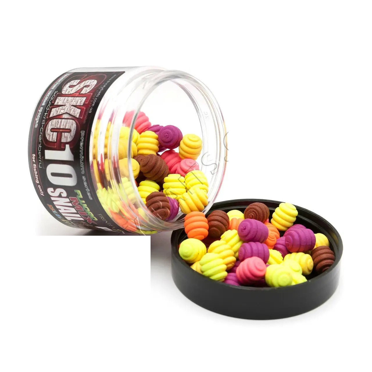 Бойли поп-апи Trinity Baits Snail SKC-10 флюро мікс (6*10мм), фото 1