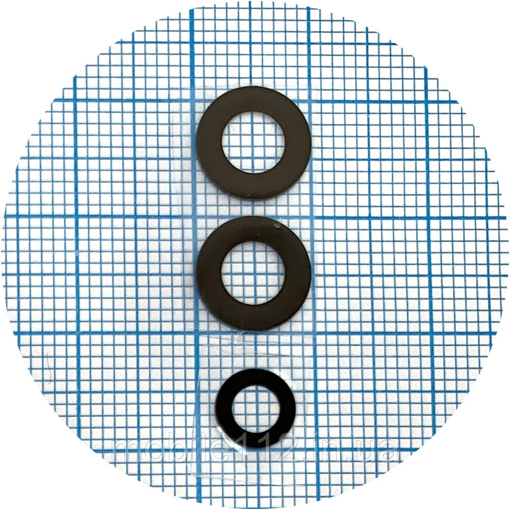 Скло камери Vivo V23 5G (чорне комплект 3 шт), фото 1