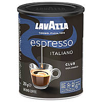 Кава мелена LAVAZZA Espresso Club 250 г Ж/Б 100% Арабіка