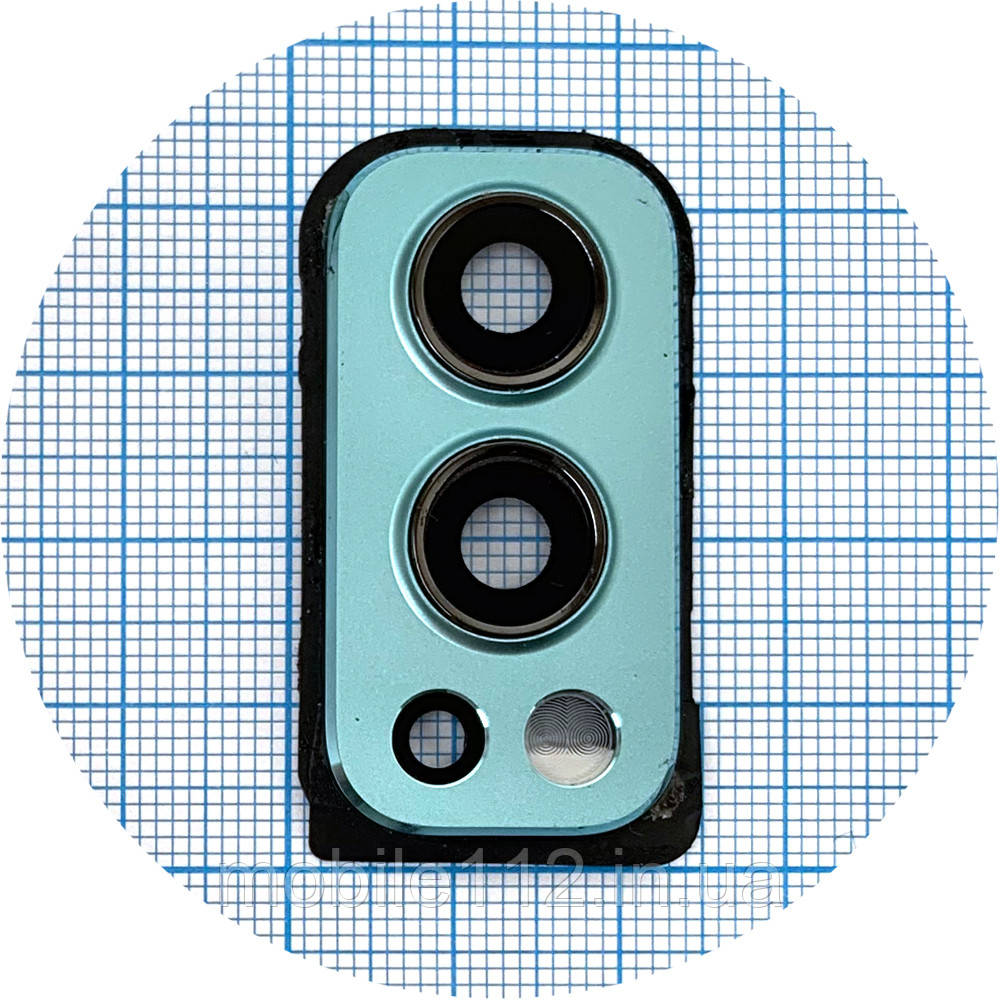 Скло камери OnePlus Nord 2 5G (у блакитній рамці), фото 1