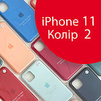 Чохол Silicone case IPhone 11 оригінал червоний red №2