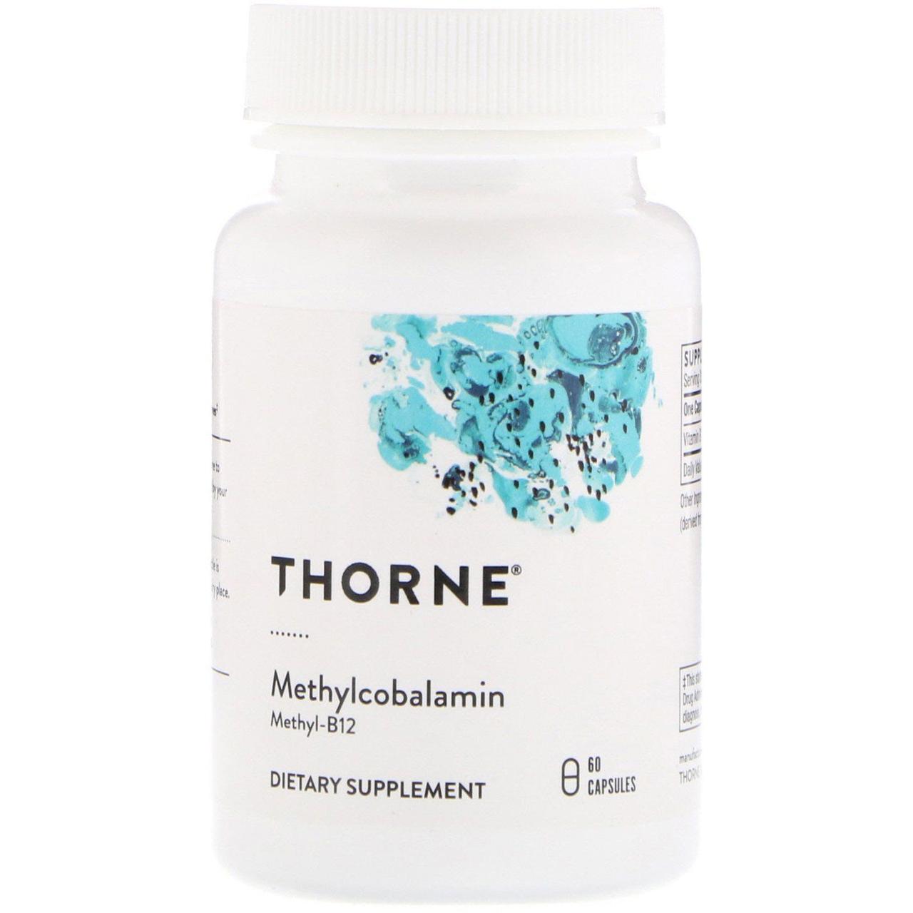 Вітамін В12 метилкобаламін Thorne Research (Methylcobalamin В12) 1000 мкг 60 капсул BX973