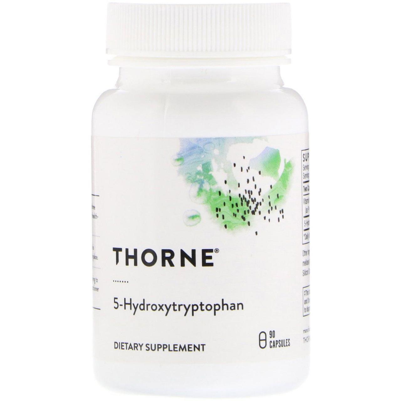 Гідрокситриптофан Thorne Research (5-Hydroxytryptophan) 90 капсул BX086