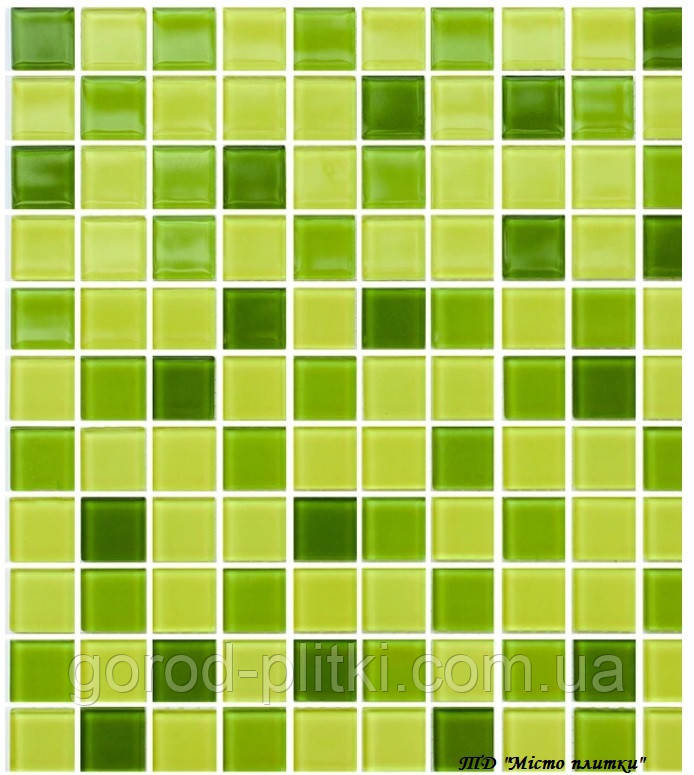 Мозаїка  GM 4031 C3 Lime D-Lime M-Lime W - скляна мозаїка 300*300