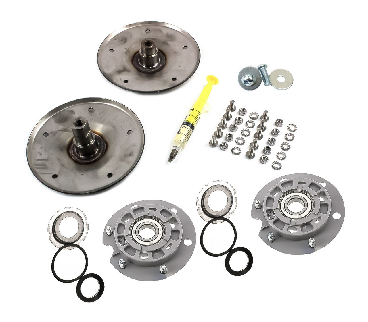 Фланці з нерж сталі та супорти для бака пральної машини з вертикальним завантаженням Bosch серии WOT, фото 1