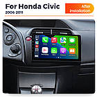 Штатна магнітола Mekede MS Honda Civic Hatchback (2006-2012) QleD, фото 3