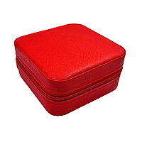 Органайзер для прикрас, шкатулка для біжутерії (яскраво-червоний) В033(1)