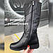 Чоботи жіночі зимові великого розміру 38-43 на повну широку ногу литку з натуральної шкіри, фото 4