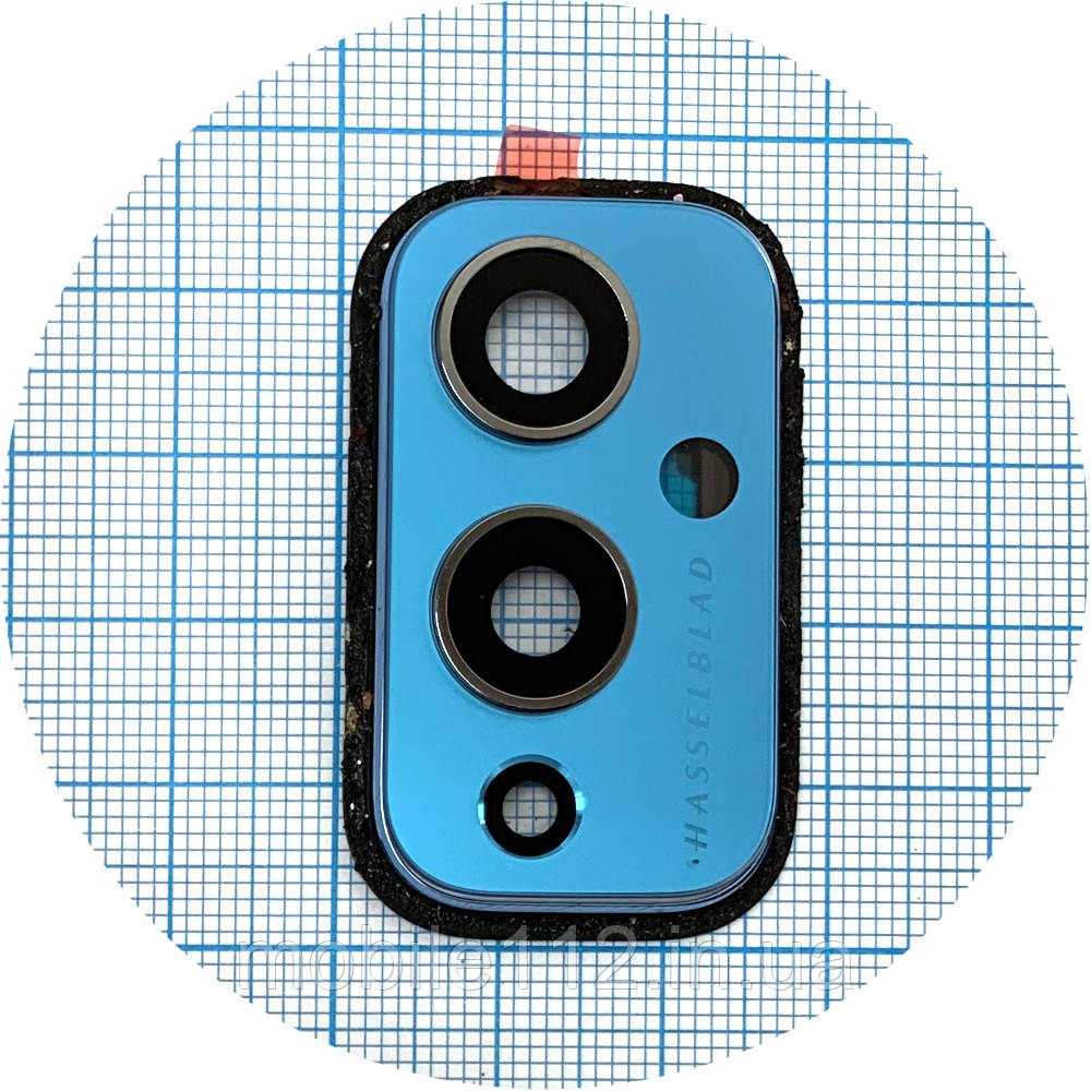 Скло камери OnePlus 9 (з блакитною рамкою), фото 1