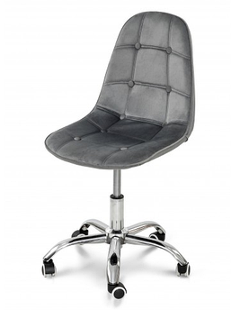 Стілець комп'ютерний Марсель велюр Office Мікс Мебель велюр (сірий)