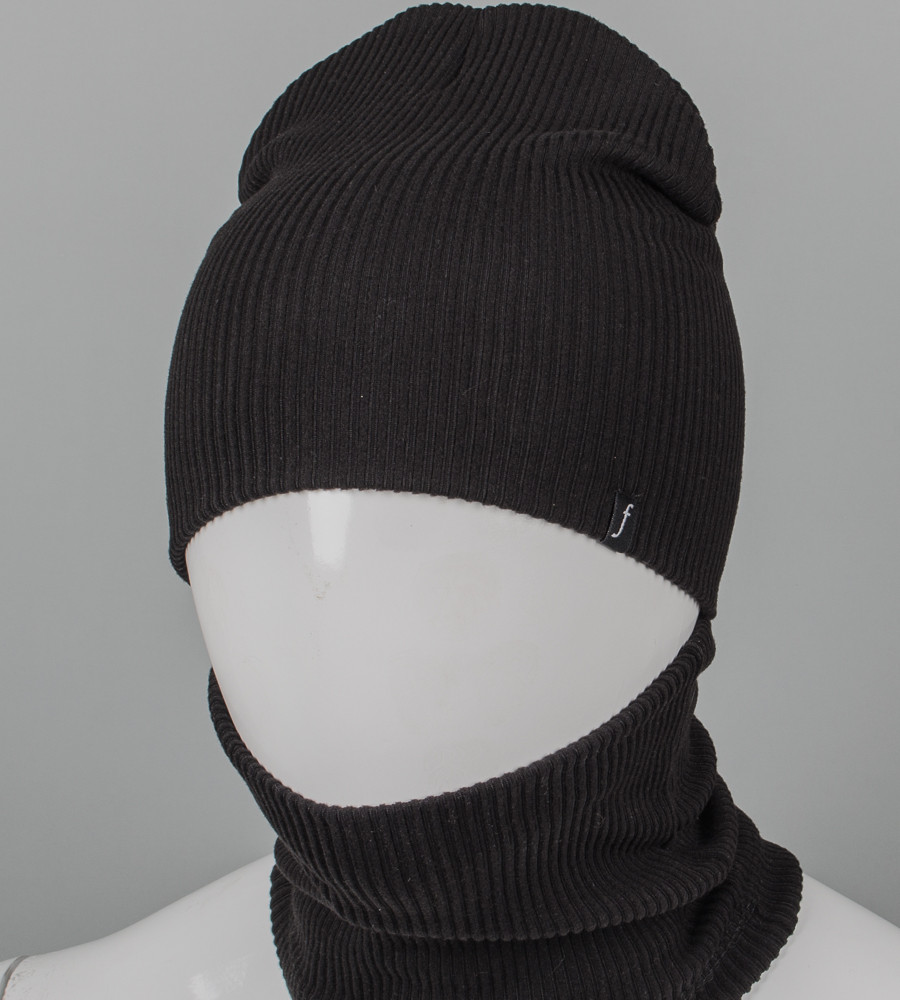 Трикотажний комплект "Резинка" FERO (24052к), Чорний, фото 1