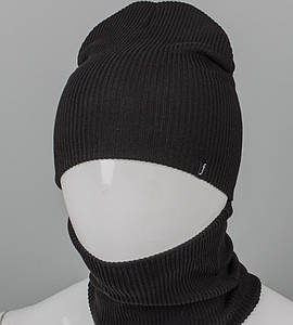 Трикотажний комплект "Резинка" FERO (24052к), Чорний