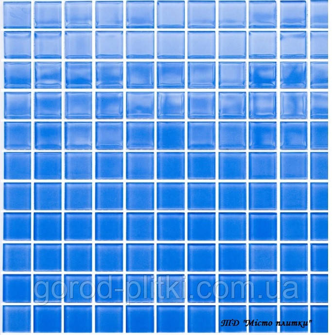 Мозаїка GM 4046 C Cobalt W - скляна мозаїка 300*300, фото 1