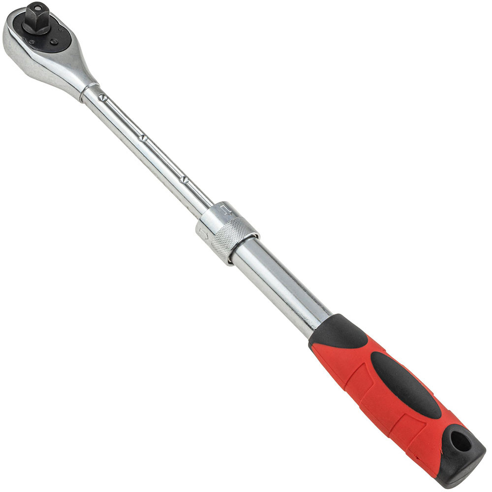 Телескопічна тріскачка 3/8″ (215-315 мм) 72 зубці Vorfal V08544, фото 1