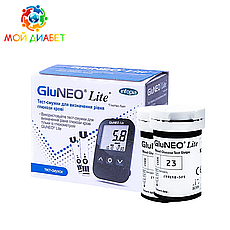 Тест-смужки GluNeo Lite 50 шт. у 2 флаконах по 25 шт. у пакованні