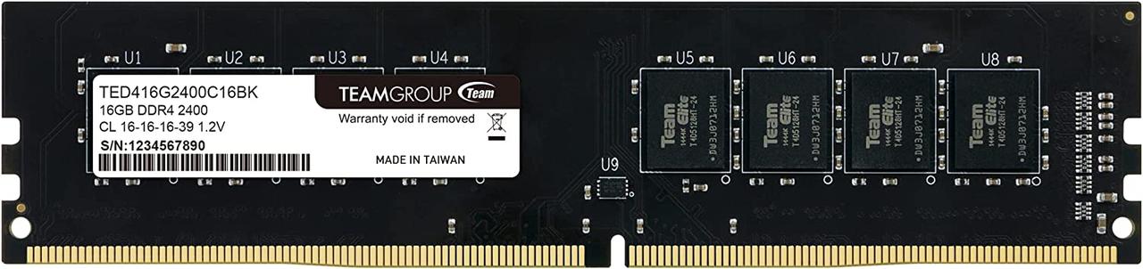 Оперативна пам'ять DDR4 16GB/2400 Team Elite (TED416G2400C1601)