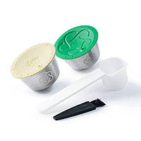 Багаторазова капсула для кавомашини Dolce Gusto + капсула для молока, для Капучіно, Лате