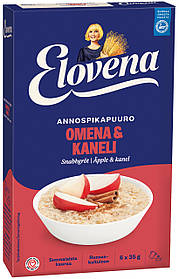 Вівсяна каша ELOVENA яблуко та кориця 210г, (9шт/ящ)