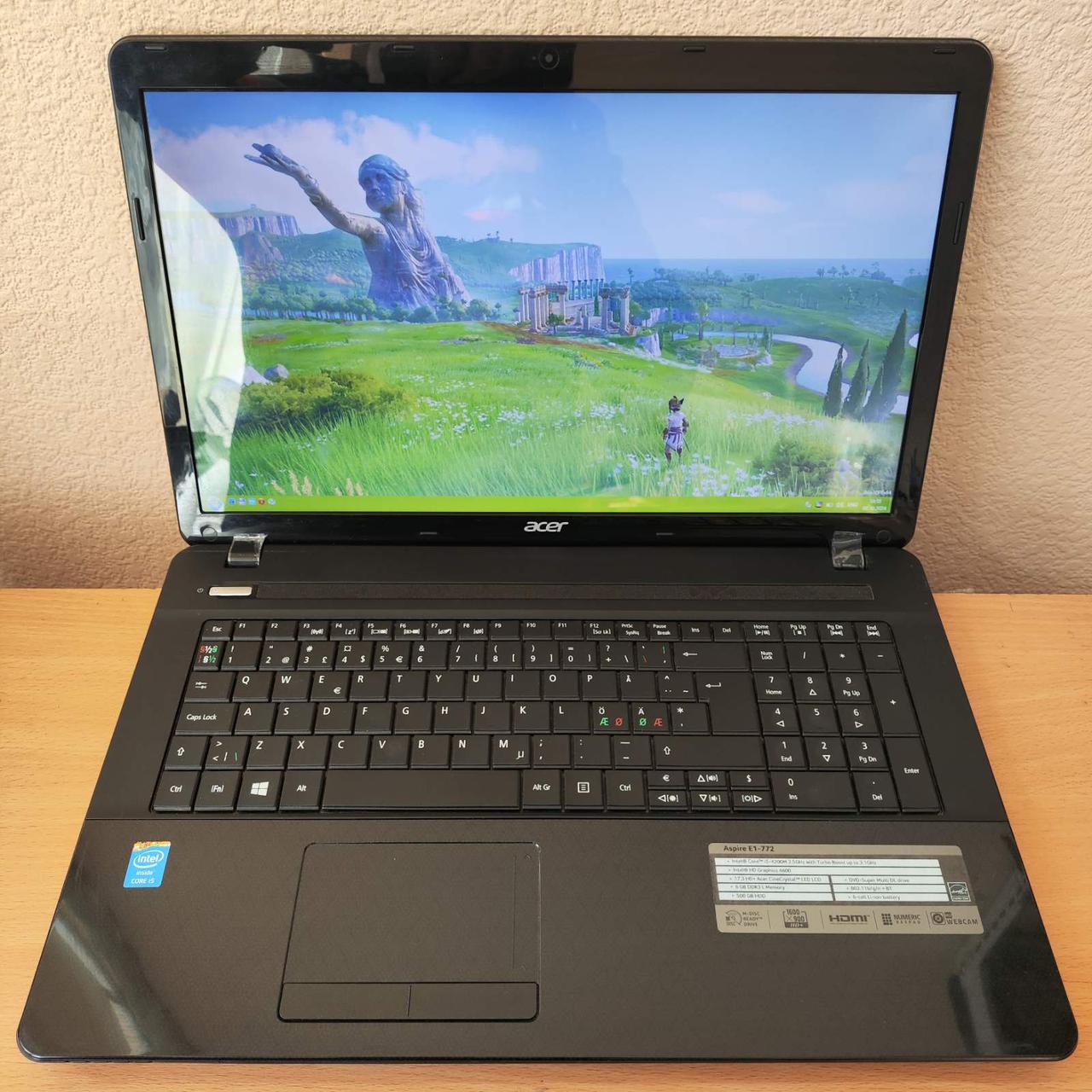 Ноутбук Acer ASPIRE E1-772 17.3" i5-4200M/6GB DDR3/500 HDD/Intel HD4600/USB 3.0/WebCam/HDMI, фото 1