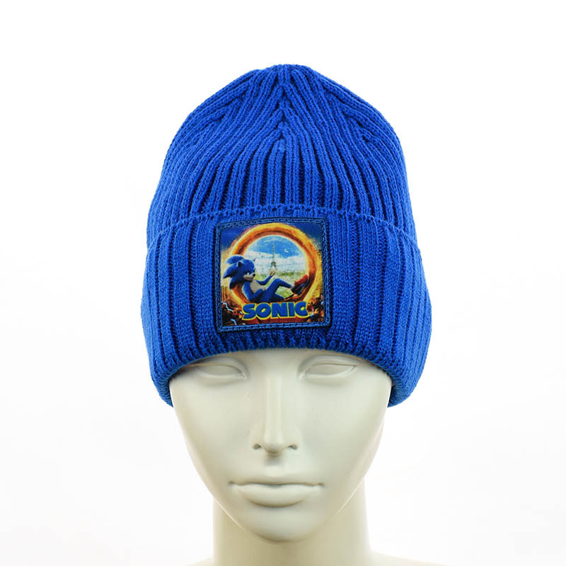 Зимова шапка для хлопчика "Sonik" синій