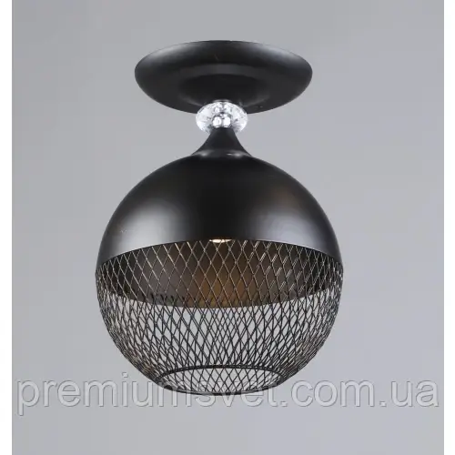 Люстра стельова  6464/1H BK BN