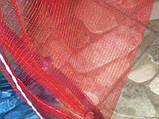Овочева сітка капронова на 5кг. 28х40см. 100шт. червона, Євросітка для овочів з дрібним осередком, фото 7