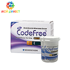 Тест-смужки SD CodeFree 50 шт. у 2 флаконі по 25 шт. в пакованні