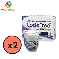 Тест-смужки SD CodeFree 100 шт. у 4 флаконі по 25 шт. в пакованні