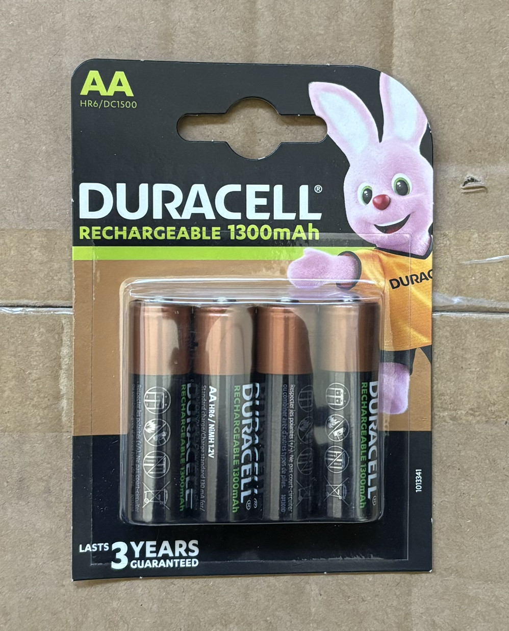 Батарейка акумулятор DURACELL HR6 АА 1300 mAh 4 шт. на блістері (ціна за 1 шт.)