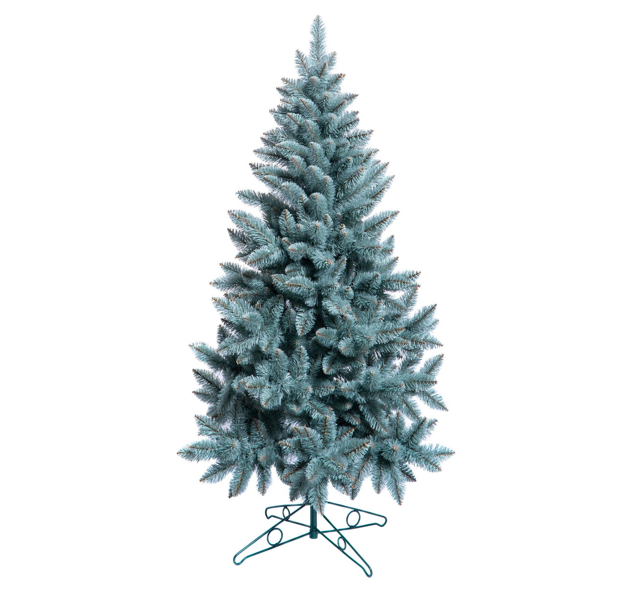Новорічна штучна блакитна ялинка 1.8м / 180см різдвяна пишна густа сосна преміум пухнасті новорічні штучні ялини ялинки сосни еліт