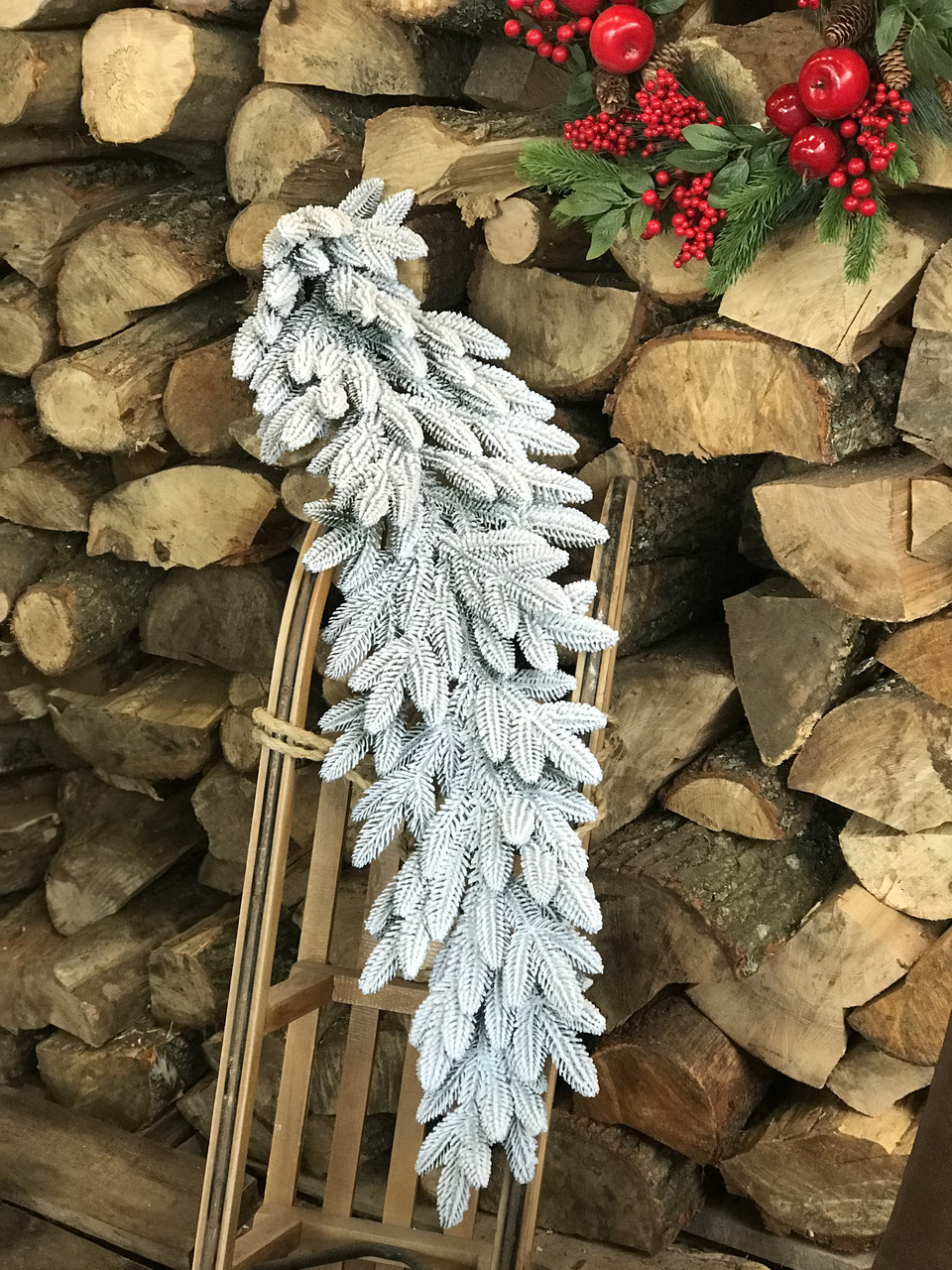 Гірлянда хвойна Classic лита 2 м засніжена, фото 1