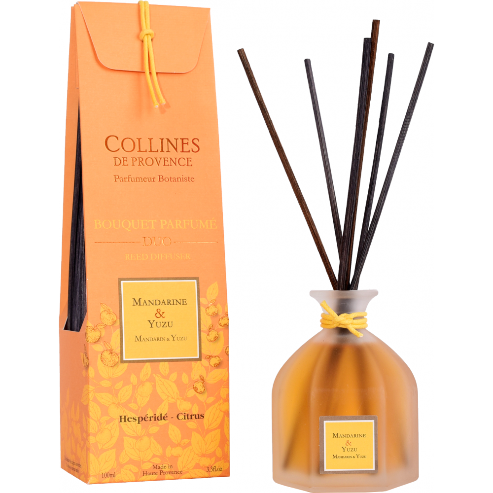 Mandarin & Yuzu (Мандарин і юдзу) аромадифузор Collines de Provence, 100 мл