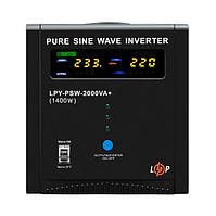 ДБЖ LogicPower LPY-PSW-2000VA+ (1400Вт) 10A/20A з правильною синусоїдою 24V