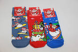 Дитячі шкарпетки махрові новорічні Стиль Люкс 18-20 к-5 асорті сніговиків, фото 2