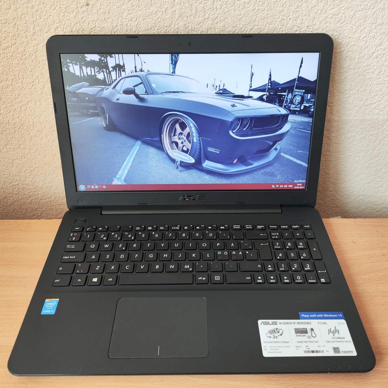 Ноутбук Asus F554L 15,6" i7-5500u/6Gb DDR3/HDD 1Tb/Intel HD Graphics 5500/Web Cam/5gen