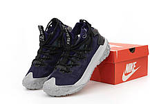 Зимові Чоловічі Кросівки Nike ACG Mountain Fly 2 High Gore-Tex / Найк АСГ Маунтін Флай 2 Гор Текс Фіолетові, фото 5