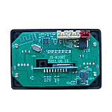 Mp3 модуль з bluetooth 5.0, FM радіо, microSD, USB, мікрофон, модель JX-810BT, чорний колір, фото 5