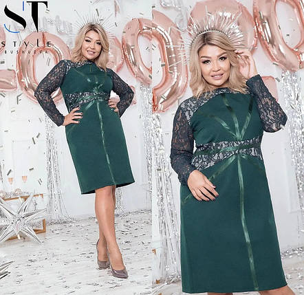 Неймовірна жіноча сукня, тканина "Костюмна" 50, 52 розмір 50, фото 1