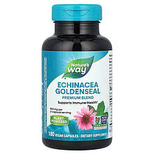 Ехінацея та жовтокорінь Nature's Way "Echinacea Goldenseal" 900 мг (180 капсул)