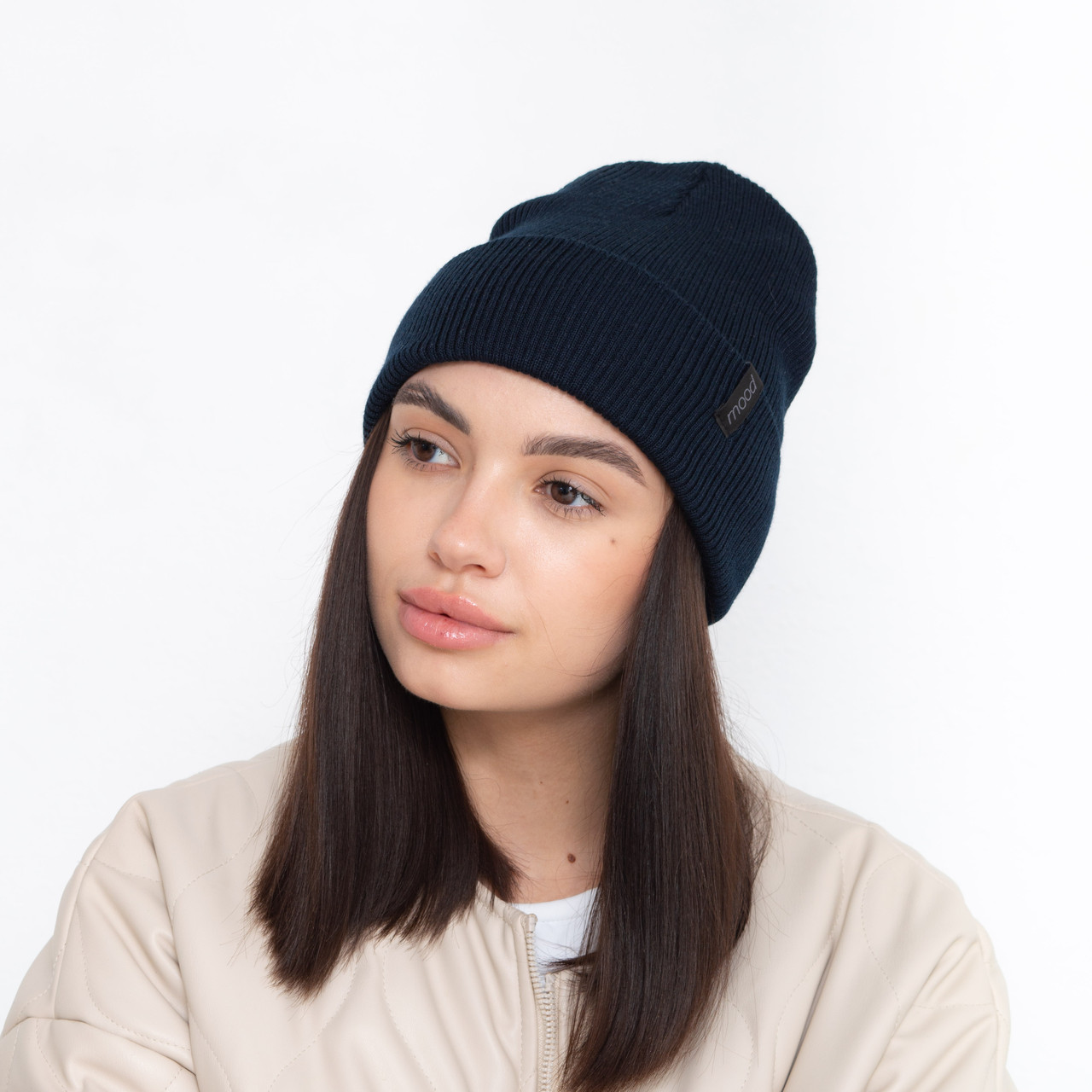 Шапка Lucky (бавовна)  синій