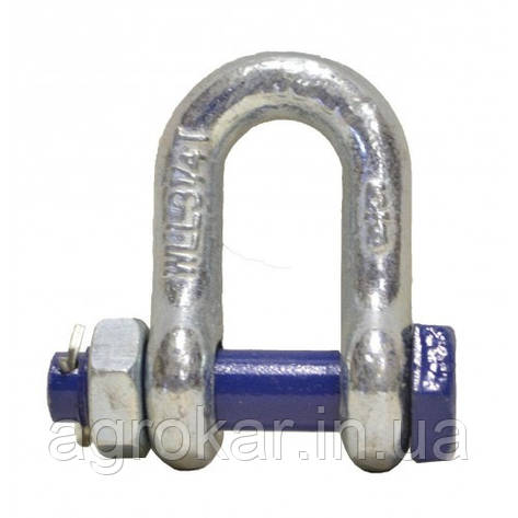 Скоба такелажна (пряма, болт-гайка) 1/2" - 2,0 тн. (G-2150) від Agro Kar, фото 1