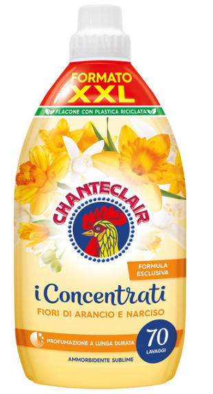 Кондиціонер-ополіскувач для білизни ChanteClair Concentrati Fiori Di Arancio E Nariso Квіти апельсина та нарциса 1.4 л 80151945284