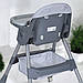 Стільчик для годування M 5722 Gray, до 20 кг, 3 положення спинки, підніжка, кошик для іграшок, фото 3