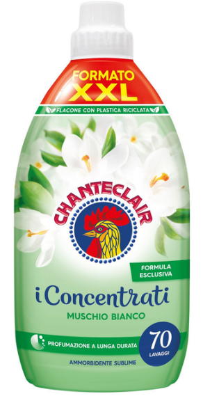 Кондиціонер-ополіскувач для білизни ChanteClair ChanteClair Concentrati Muschio Bianco з ароматом білого мускусу 1.4 л 80151945284
