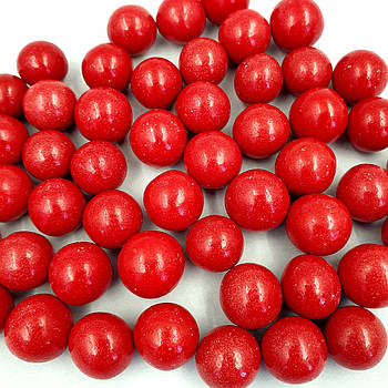 Бісквітні кульки в шоколаді червоні — 50 г (фасування)