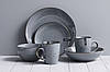 Сервіз Ardesto Bagheria 24 предмети WGC сірий, фото 6